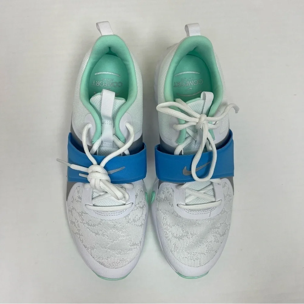 NIKE RENEW IN-SEASON TR 12 TRAINING SHOES 9 White/Mint Foam/University Blue